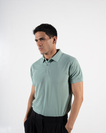 Classic Glacier Green Polo T-Shirt