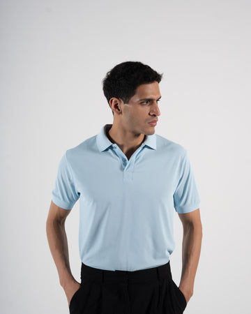 Classic Arctic Blue Polo T-Shirt