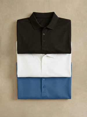 Black , White , Denim Blue