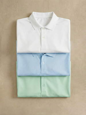 White , Sky Blue , Light Green