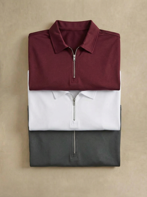 Maroon , White , Grey