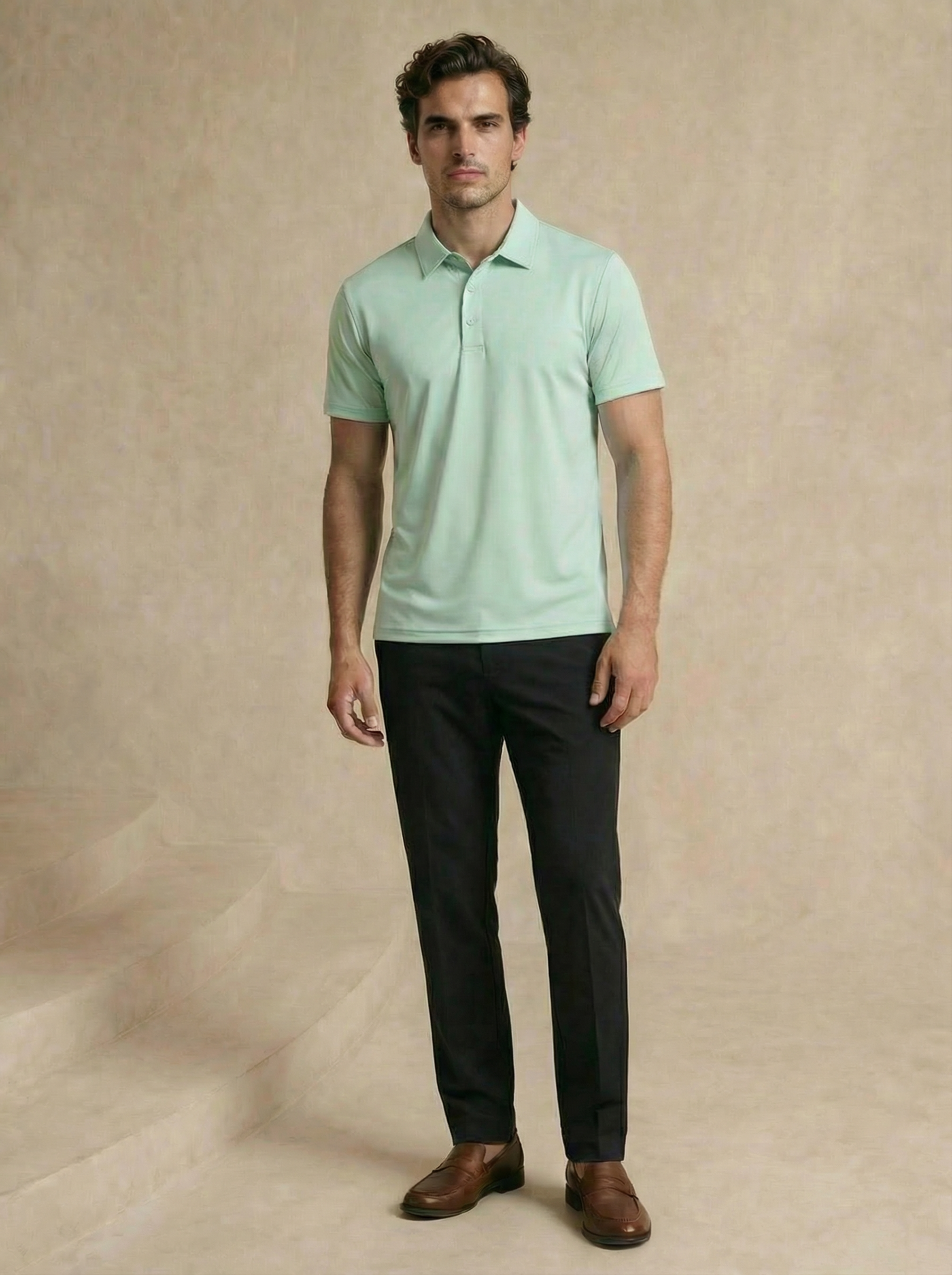 Classic Glacier Green Polo T-Shirt