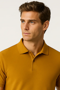 Classic Dune Yellow Polo T-Shirt