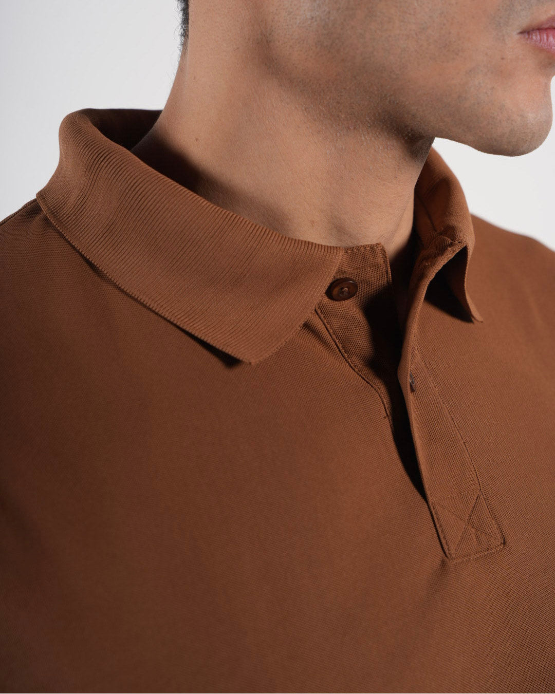 Classic Cedar Brown Polo T-Shirt