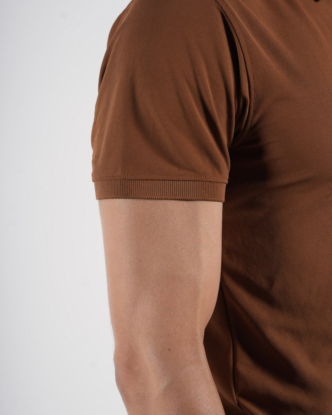 Classic Cedar Brown Polo T-Shirt