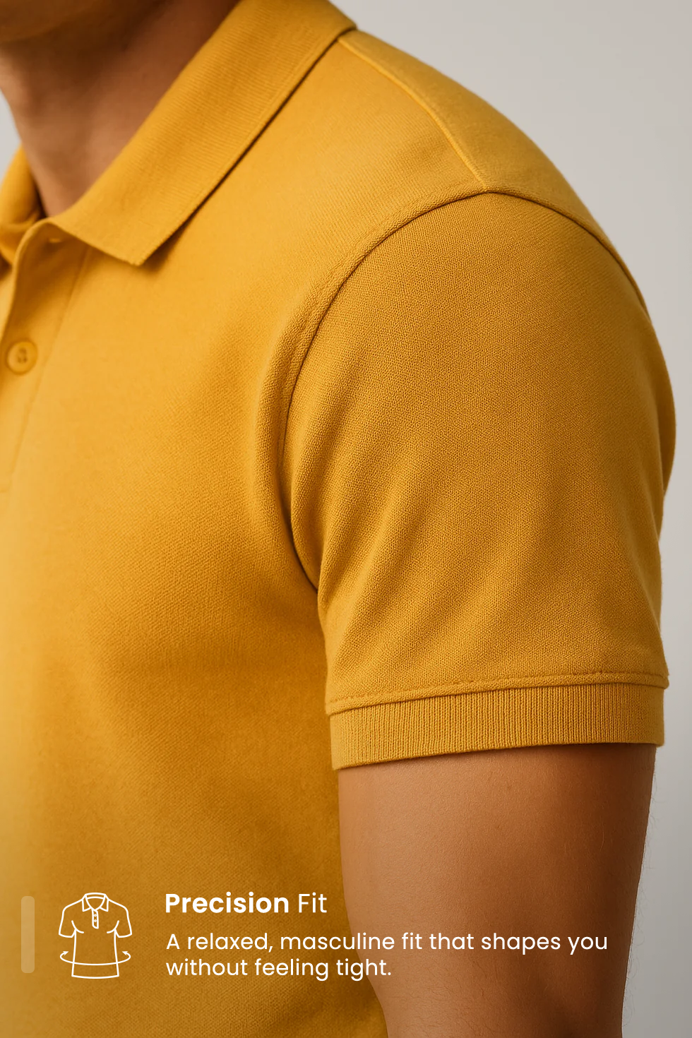 Classic Dune Yellow Polo T-Shirt