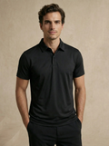 Classic Obsidian Black Polo T-Shirt
