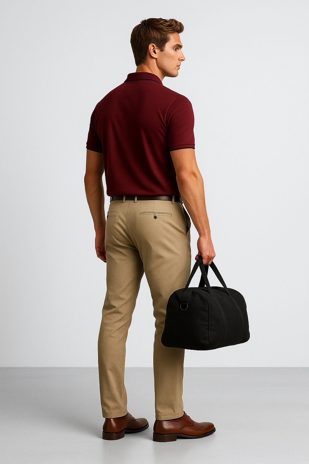 Contoured Regal Red Polo T-Shirt