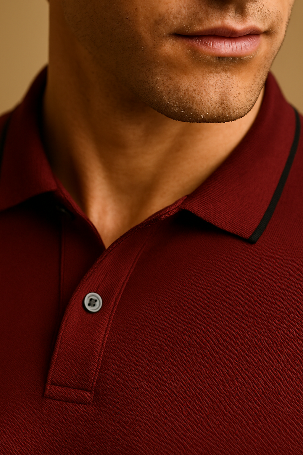 Contoured Regal Red Polo T-Shirt