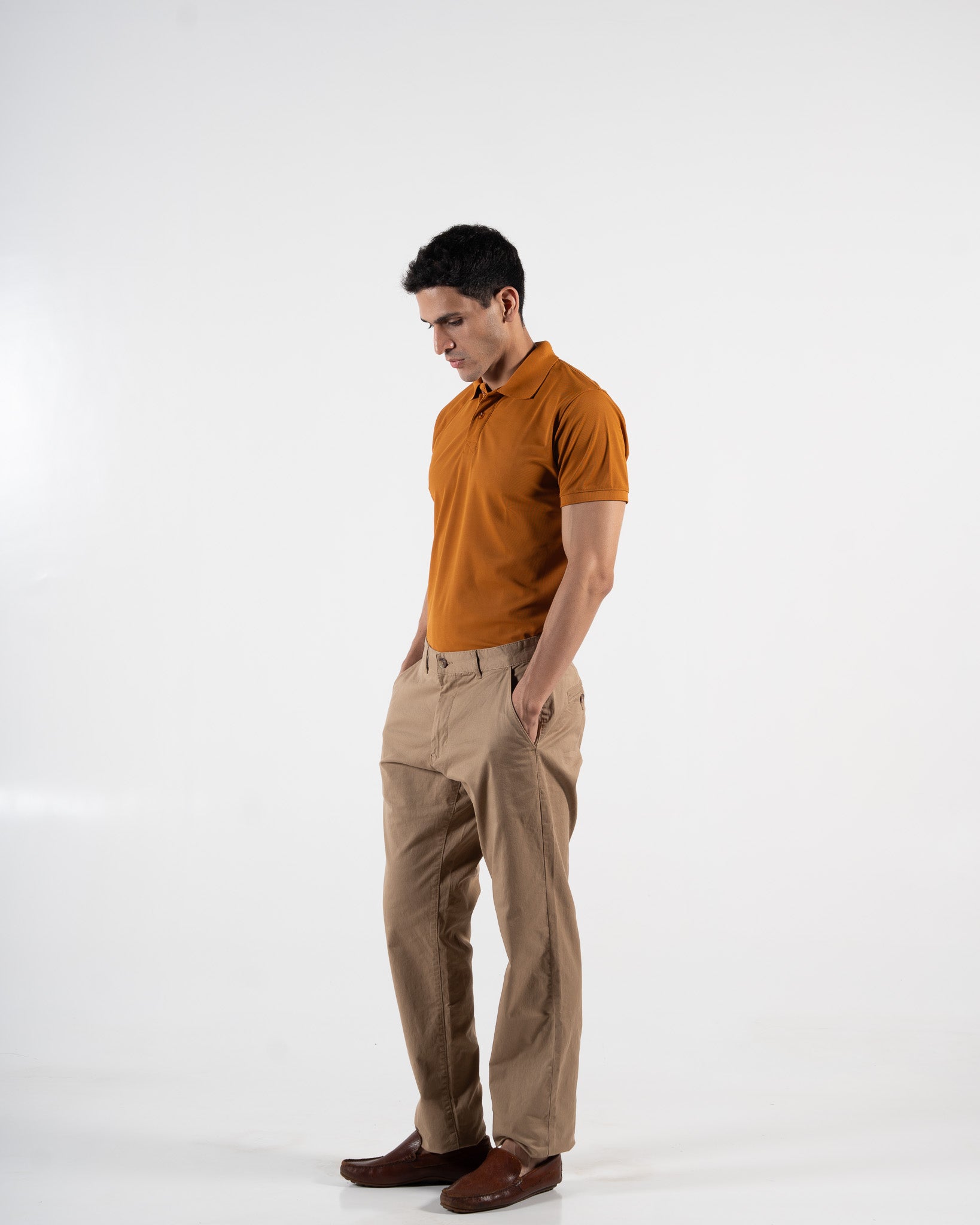 Classic Dune Yellow Polo T-Shirt