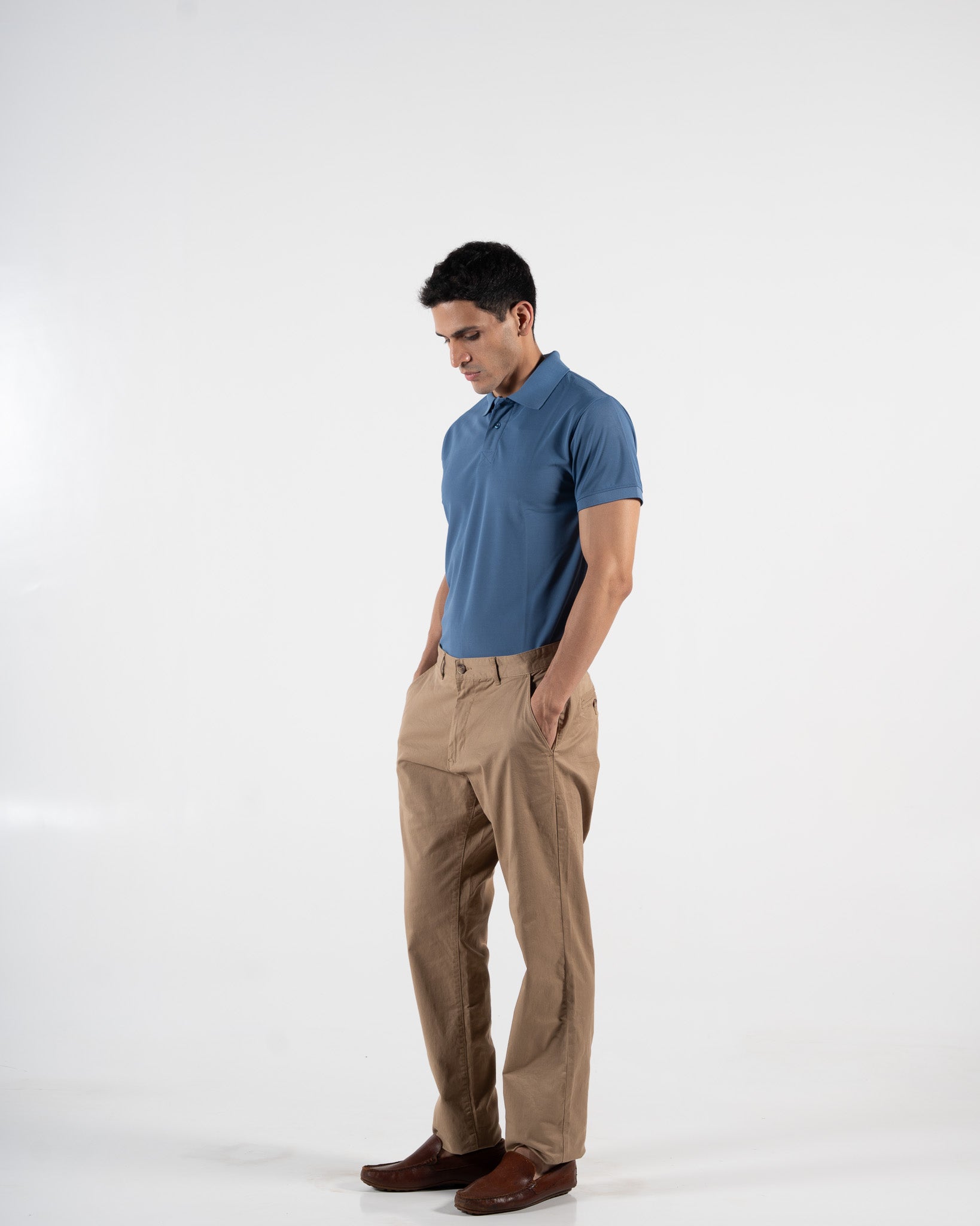 Classic Atlantic Blue Polo T-Shirt
