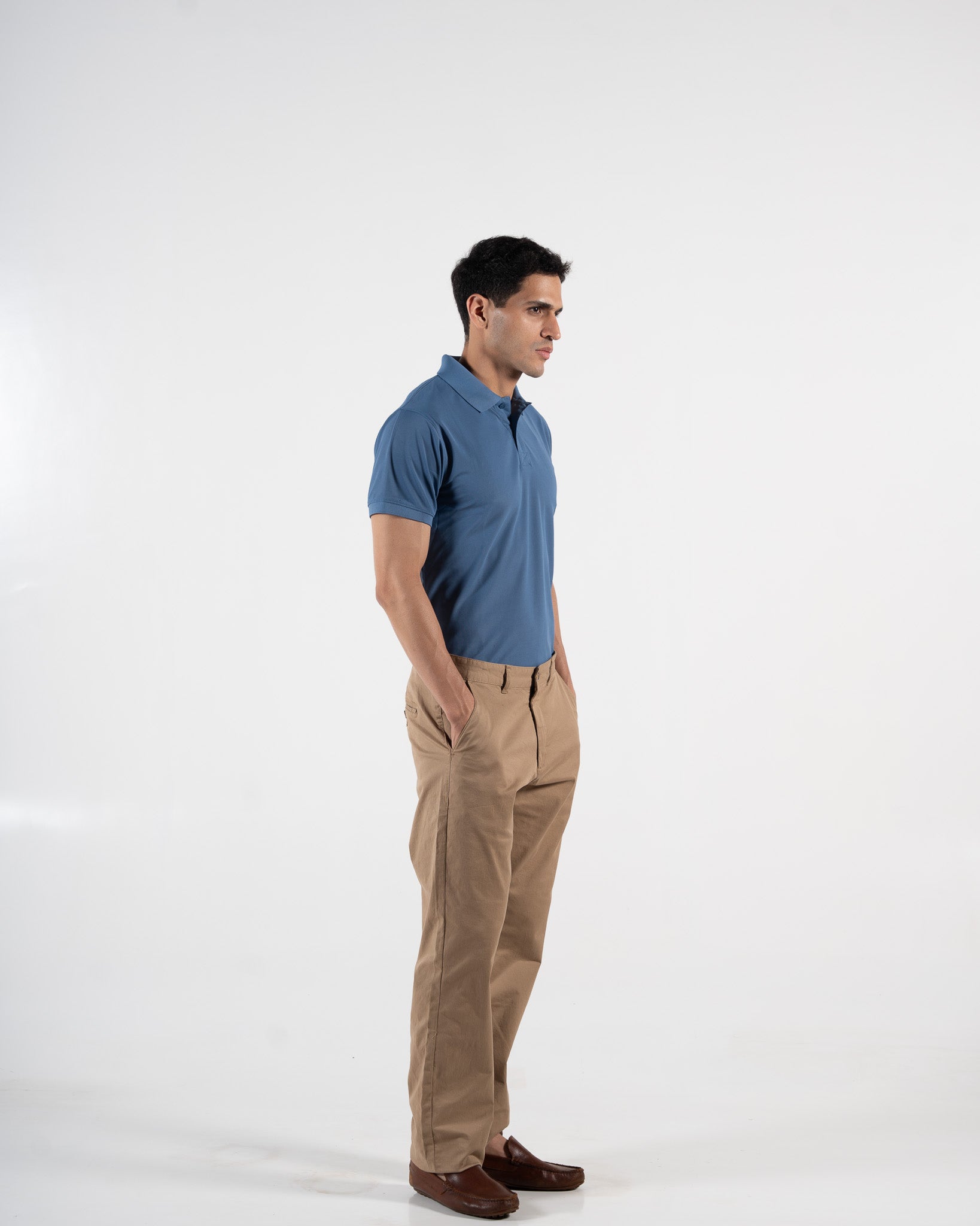 Classic Atlantic Blue Polo T-Shirt