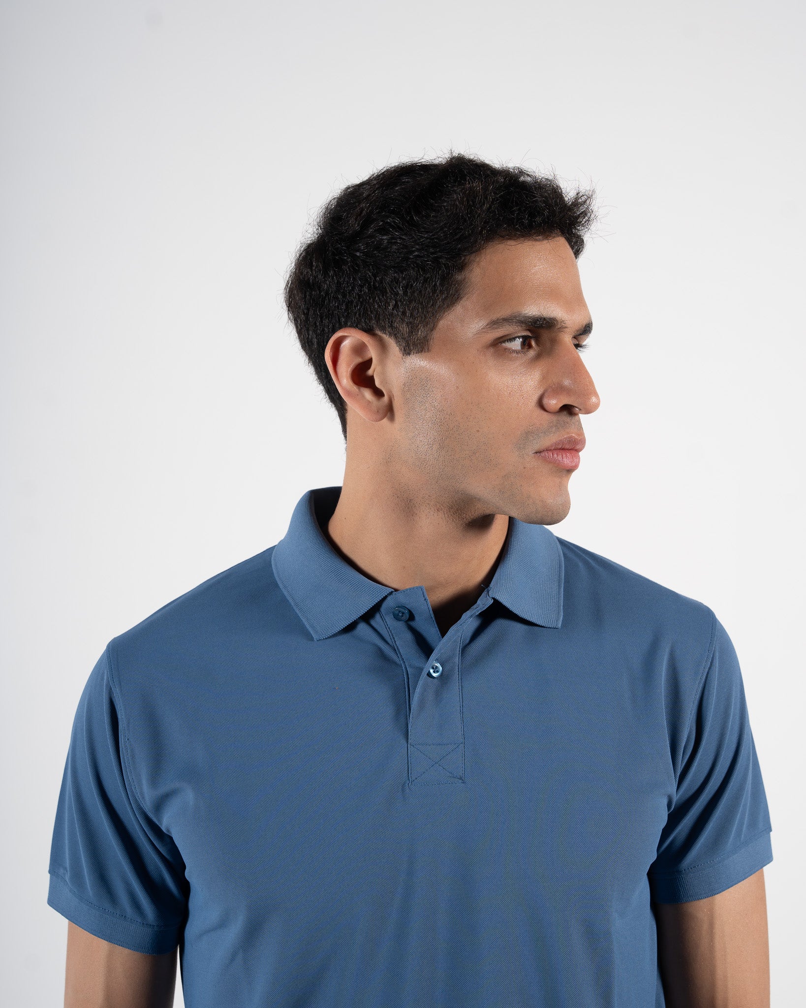 Classic Atlantic Blue Polo T-Shirt