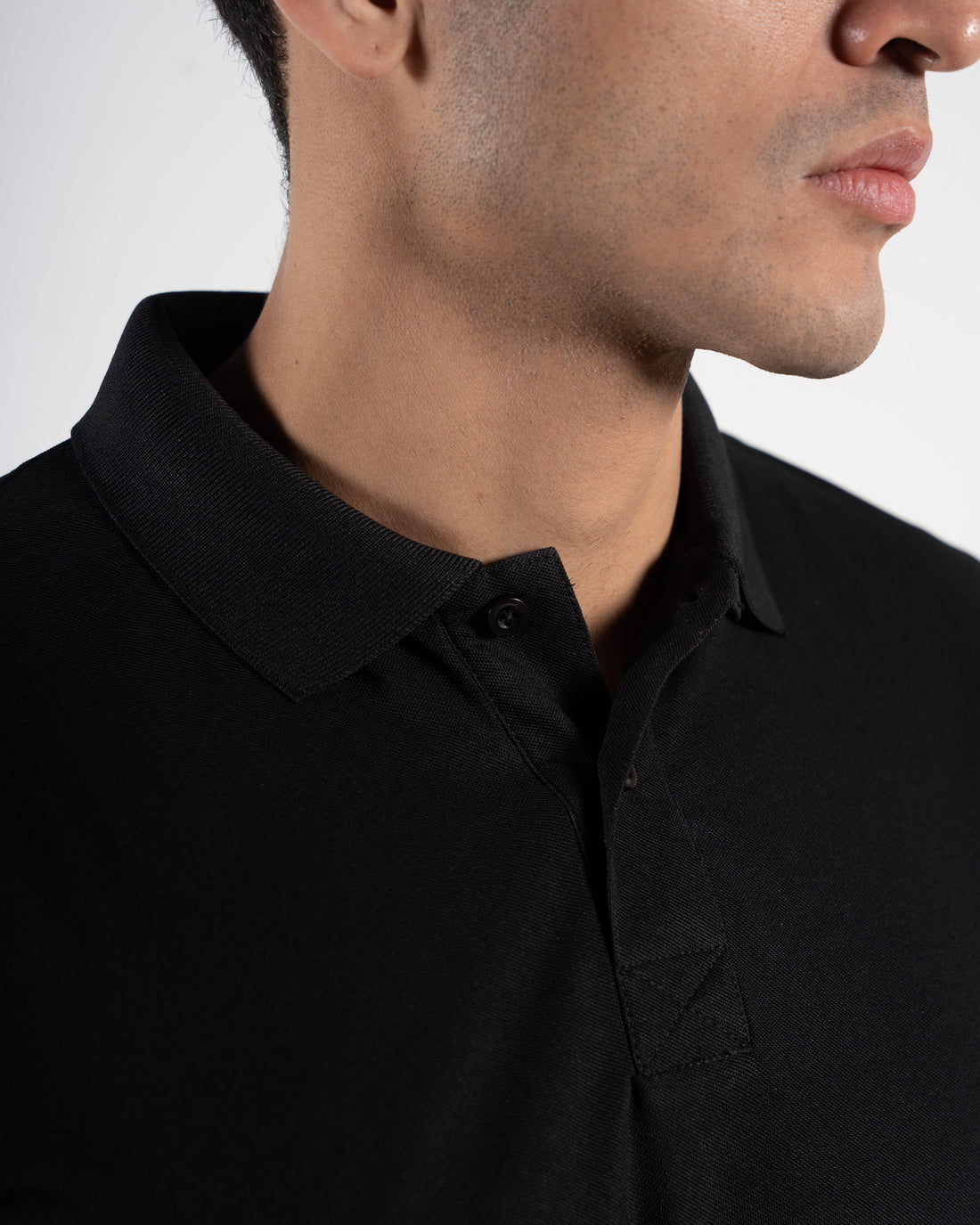 Classic Obsidian Black Polo T-Shirt