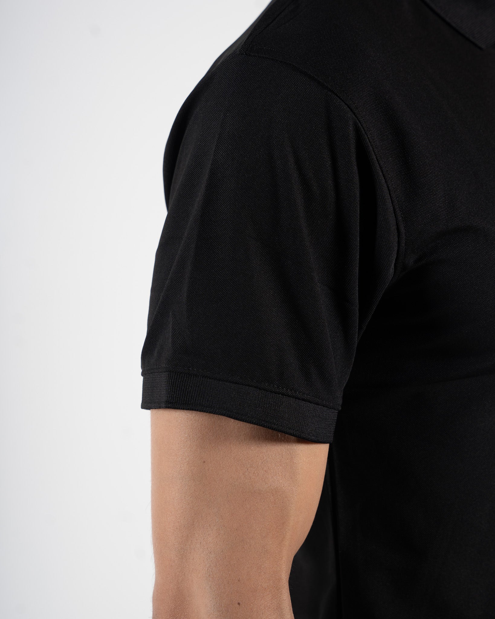 Classic Obsidian Black Polo T-Shirt