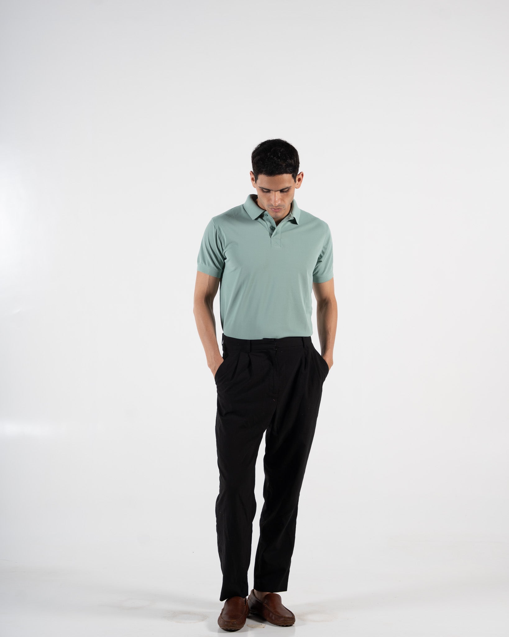 Classic Glacier Green Polo T-Shirt
