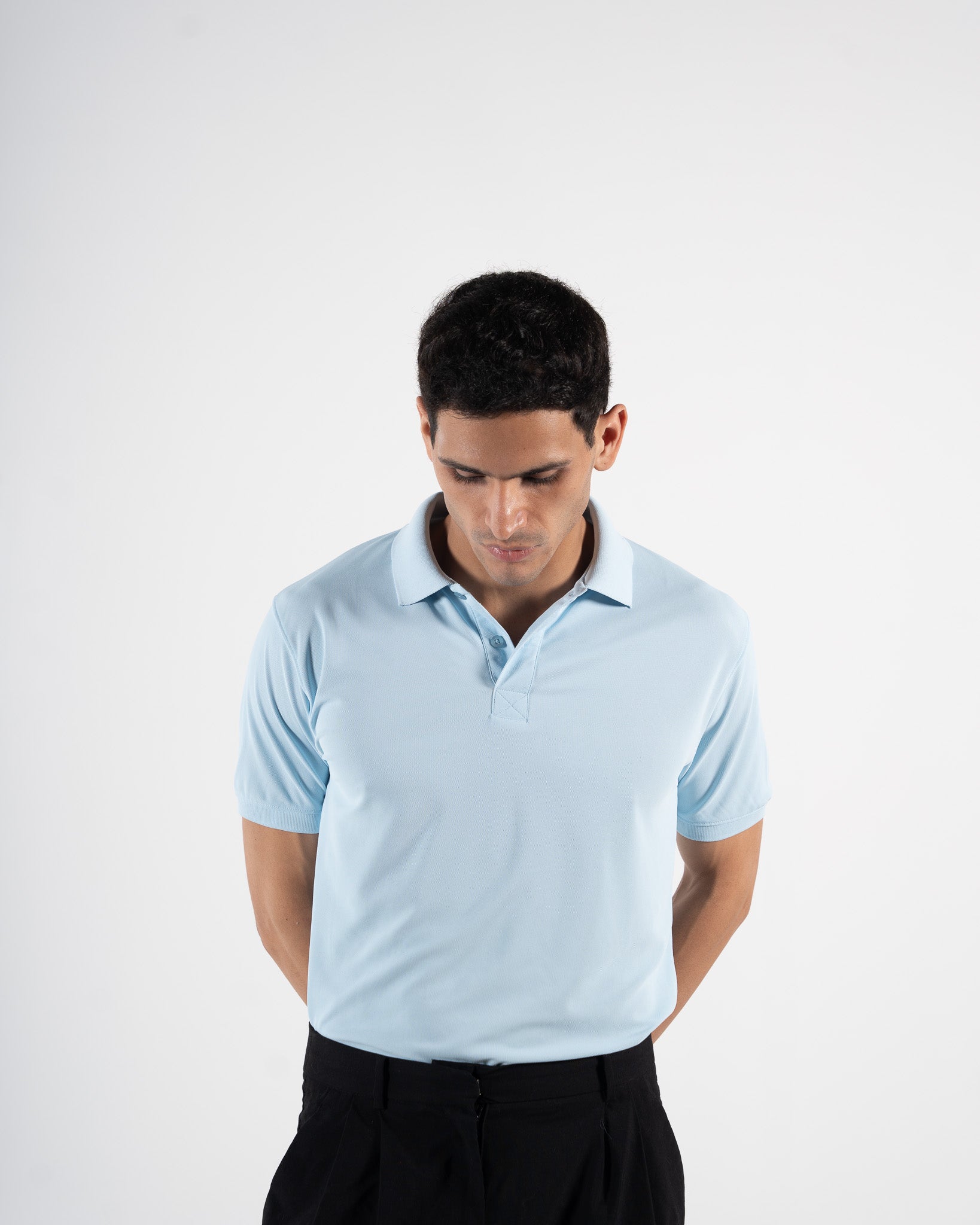 Classic Arctic Blue Polo T-Shirt