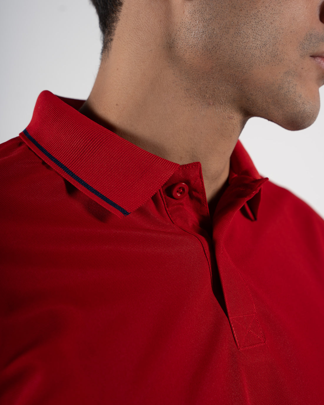 Contoured Estate Red Polo T-Shirt