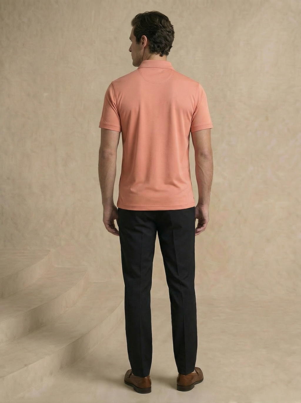 Classic Sienna Terracotta Polo T-Shirt