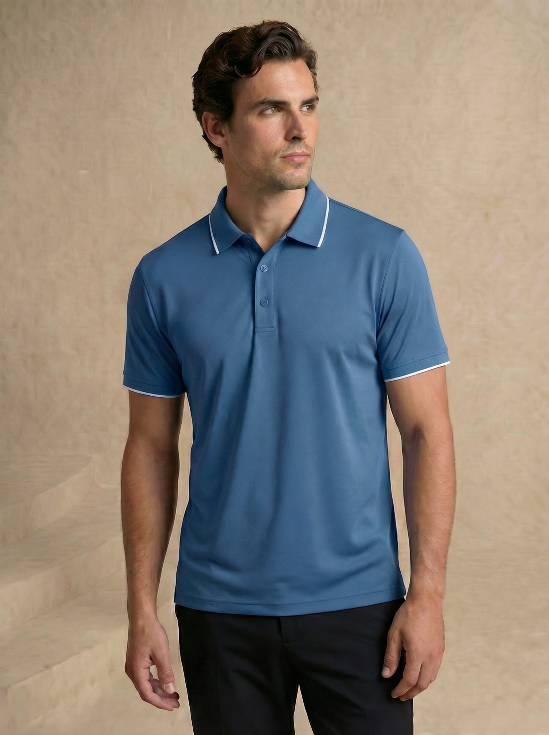 Contoured Polo Tshirt