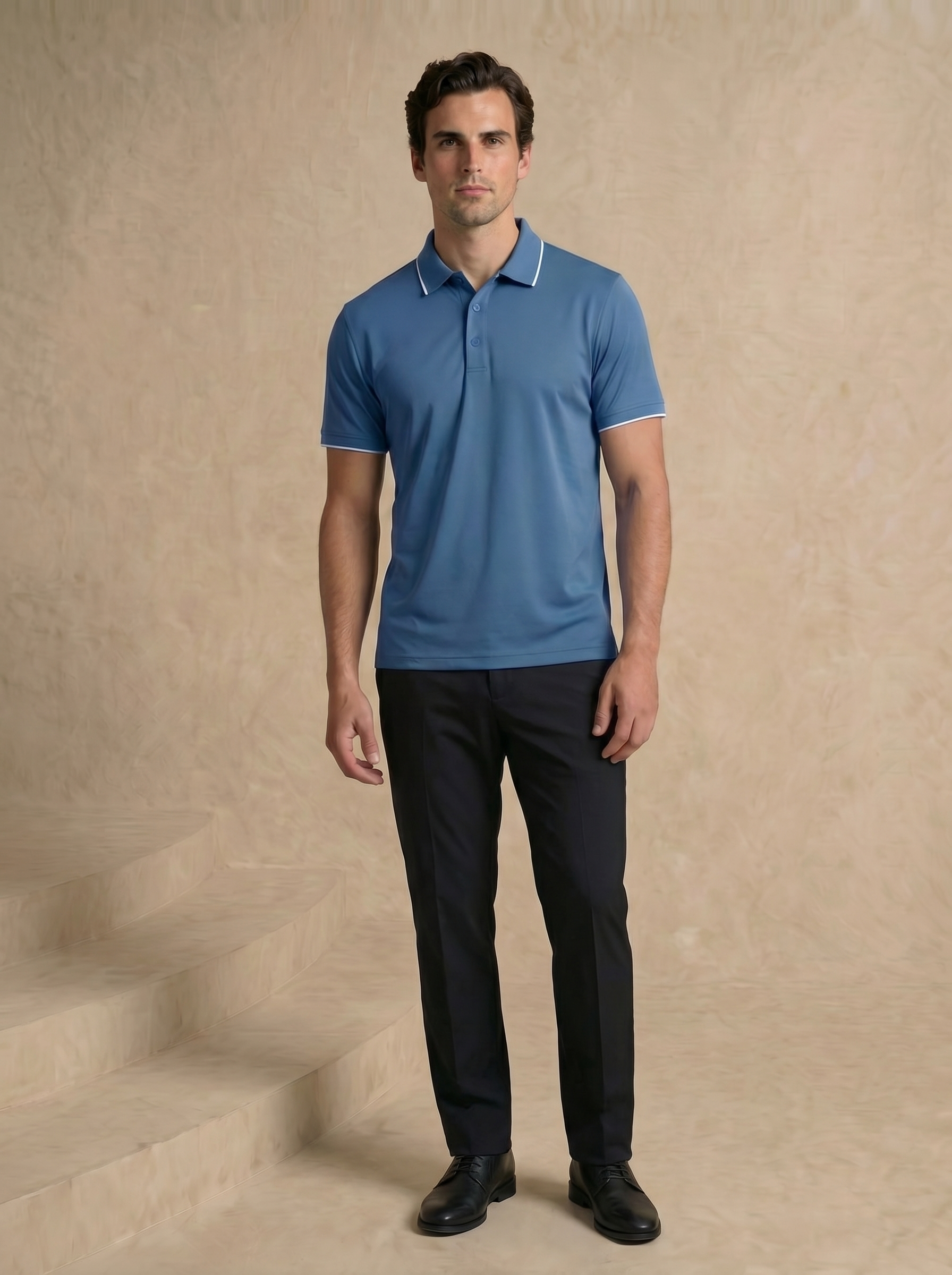 Contoured Polo Tshirt