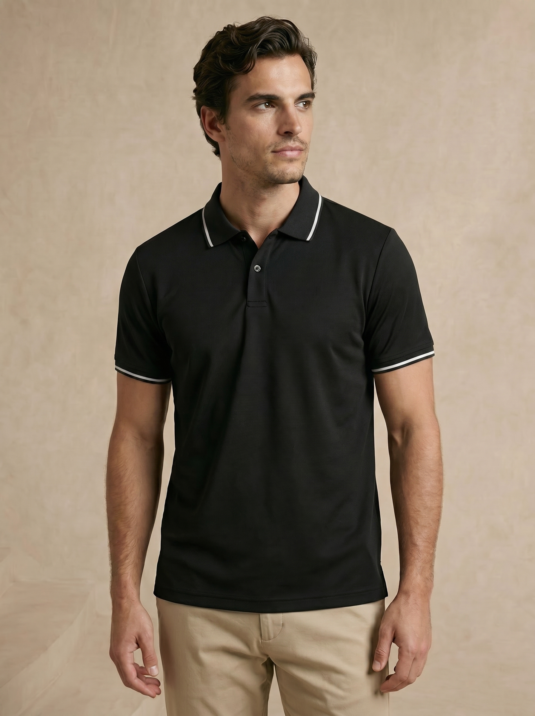 Contoured Polo Tshirt