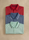 Red , Denim Blue , Light green