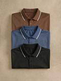 Brown , Denim blue , Black