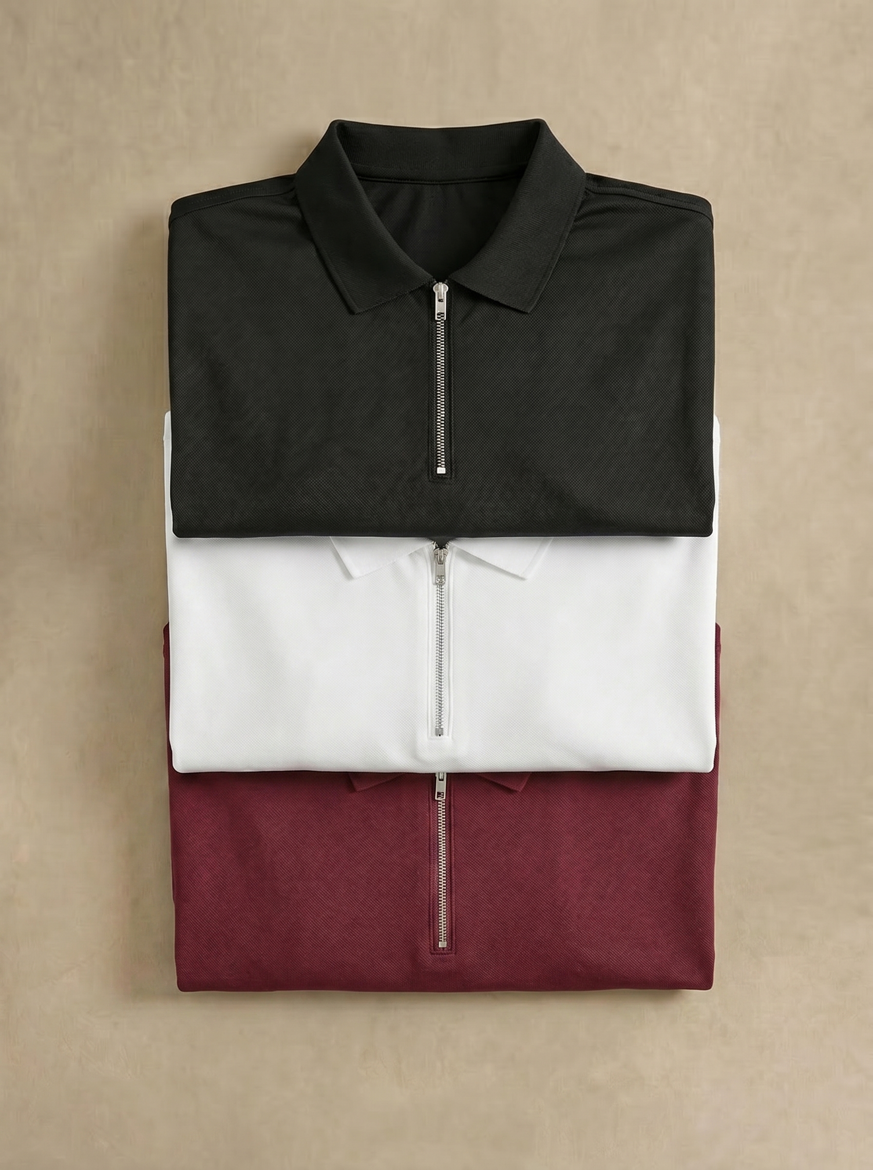 Black , White , Maroon