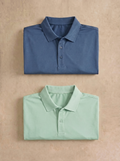 Denim blue ,Light green