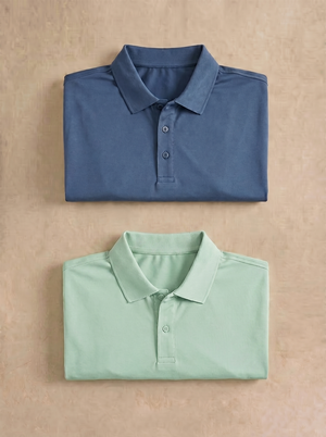 Denim blue ,Light green
