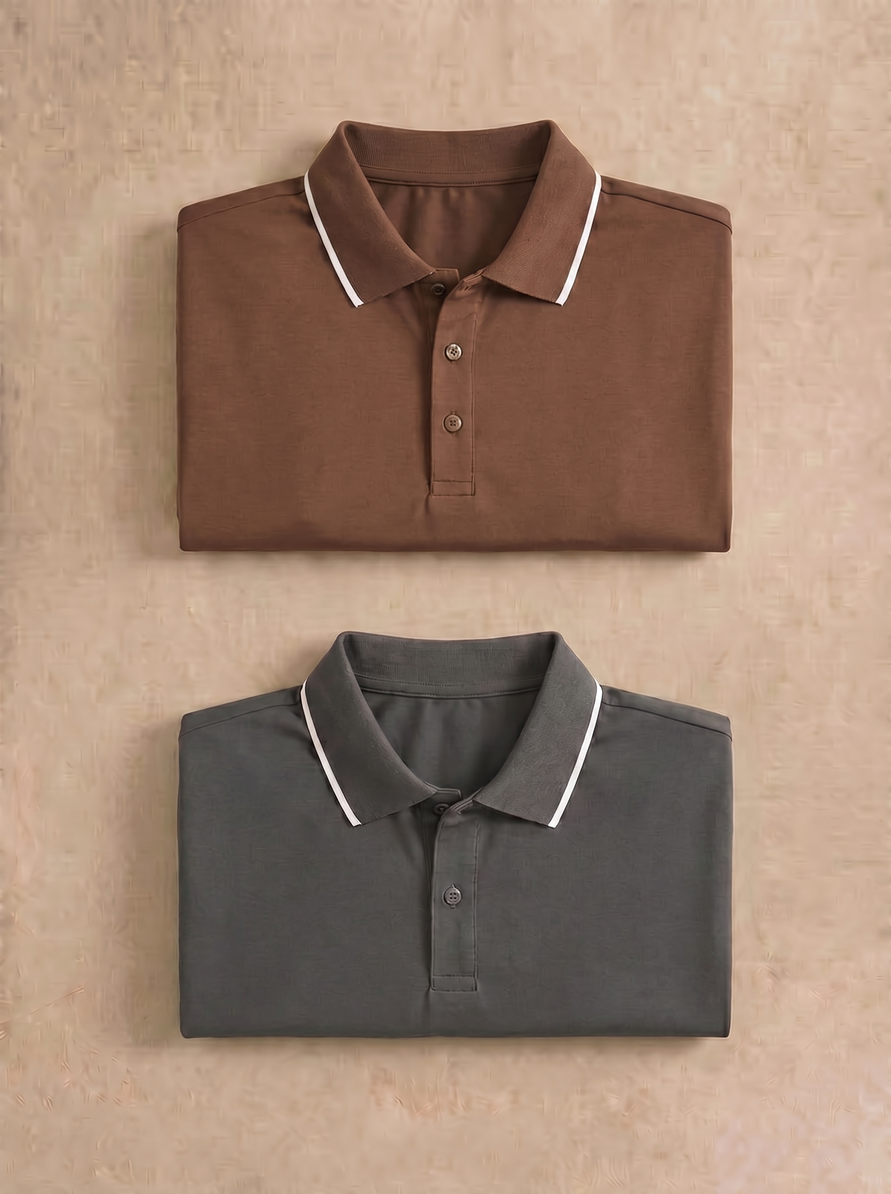 Brown , Dark grey