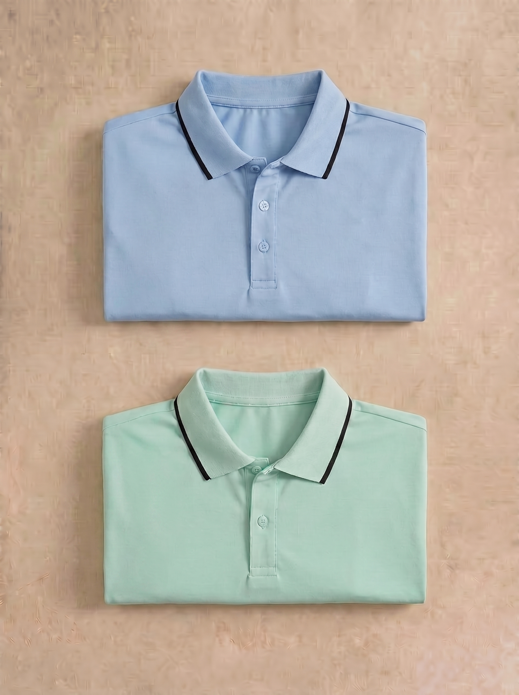 Light blue , Light green